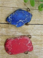 IMPRESSION JASPER PENDANTS ROCK STONE LAPIDARY SPE