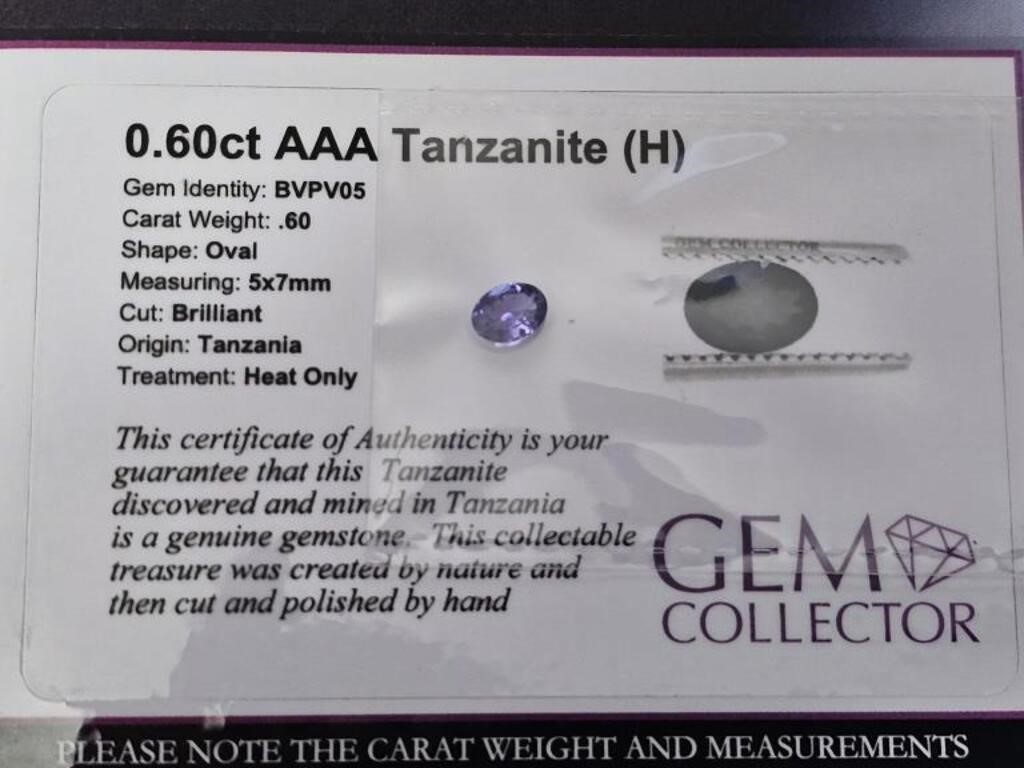 .60ct AAA Tanzanite