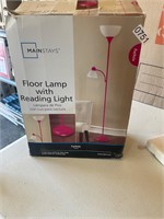 Mainstays Pink Floor Lamp- New in box