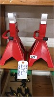 PAIR OF 3 TON HEAVY DUTY JACK STANDS