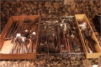 2 Boxes of Misc Flatware