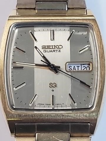 Seiko 7546-5019 Quartz Wristwatch | Antique 2 Modern Auction Services