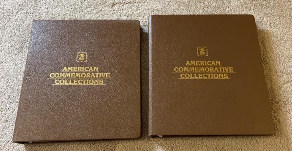 2 American Commemorative Collections Stamp Books