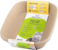 Kitty Sift (6-Pack) Disposable Cat Litter Box,