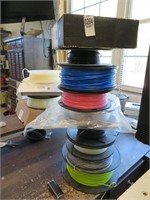 11 partial spools 3d printing filament