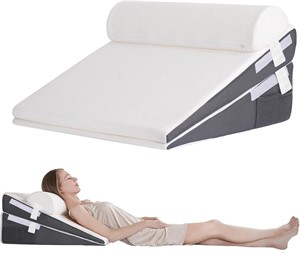 Bed Wedge Pillow with Cooling Memory Foam