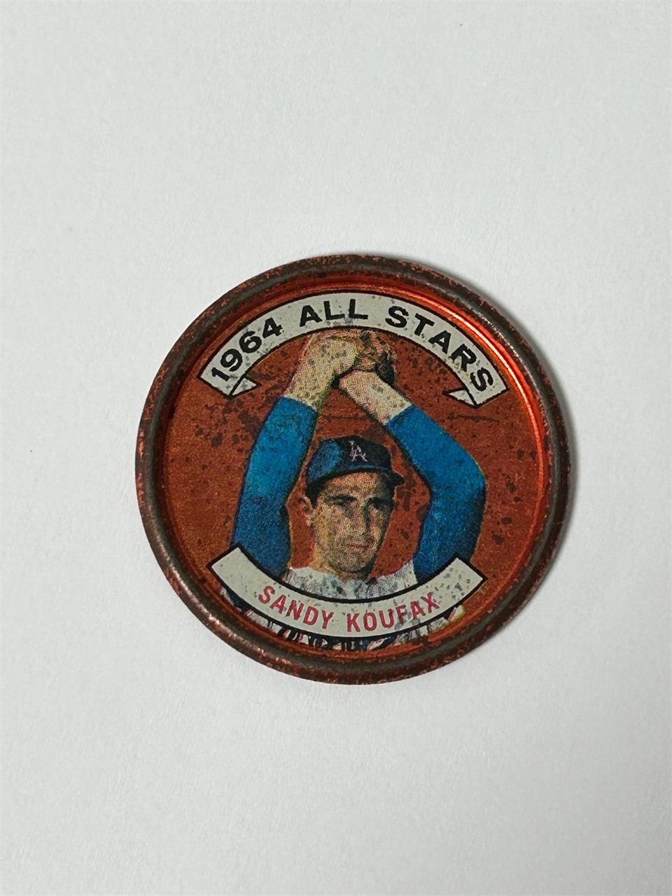 1964 Topps Coin Sandy Koufax #159