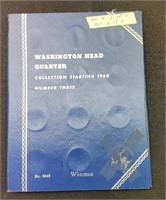 1960 Whitman Washington Quarter Folder