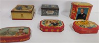 Lot Of 1935-1959 Royalty Tins