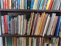 Large lot of cookbooks (Main room)