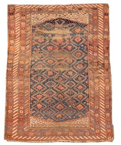 Antique Persian Shirvan Rug 6.7' x 4.3'
