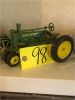 John Deere toy tractor