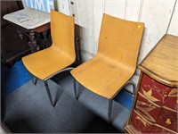 Pr. of VTG Bent-Wood Chairs