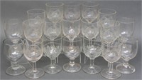 19 Glass Goblets