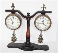 Double Sided Decorative Clock
