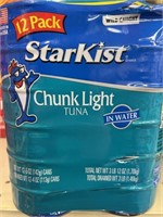StarKist chunk light tuna 12 pack
