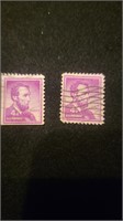 #154 4c. Abraham Lincoln used stamps