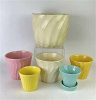 Vintage Glazed Garden Pots