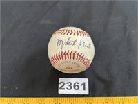 Mudcat Grant Autographed Baseball
