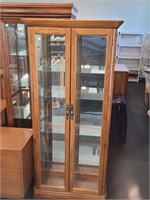 Light Curio Cabinet 32"×12"×76" tall