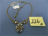 1950's Hollycraft Rhinestone Necklace
