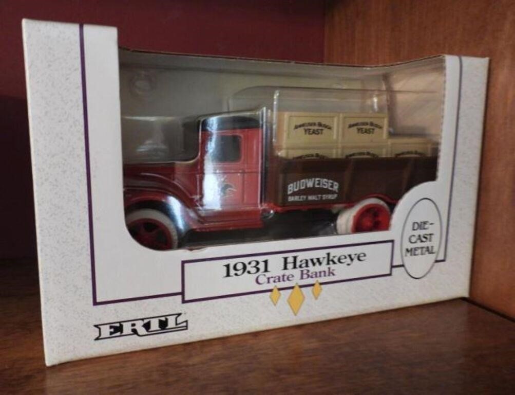 (2) Ertl Collectable Budweiser Collectable Die