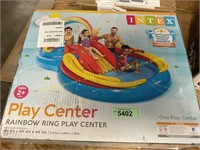 Intex inflatable rainbow ring play center