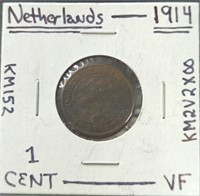 1914 Netherlands coin