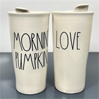 Rae Dunn Ceramic To Go Coffee Cups