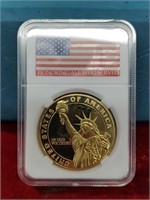 Medal of Honor Plated Coin in Slab