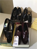4 pairs men's shoes; size 10 (loafers)