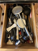 Drawer Full Of Cooking Utensils