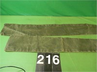 2 Green Cloth Gun Cases 33 1/2" and 41 1/2"