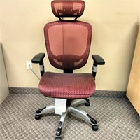 Mesh Ergonomic Office Chair - Red    (R# 203)