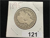 1895 Barber Half Dollar