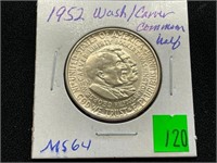 1952 Washington/Carver Half Dollar