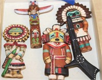 SELECTION OF CERAMIC NATIVE AMERICAN STYLE PIECES