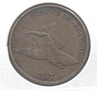 1857 Flying Eagle Choice+