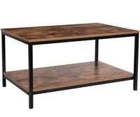 METAL COFFEE TABLE 733-BK-RB