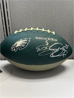 Eagles Donovan McNabb Signed Football COA