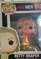 Betty Draper Signed Funko Pop with COA