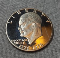 1976-S Silver Ike Dollar, Uncirculated