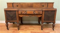 Antique Child’s Vanity, Small Desk, Credenza