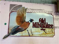 Metal Old Milwaukee Sign
