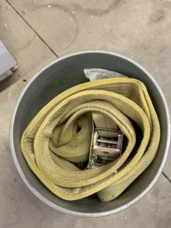 Bucket of Ratchet Straps