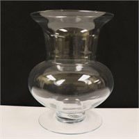 12" Vtg Large Hourglass Vase