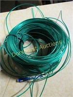 150' PLUS OF GREEN COATED STEEL WIRE