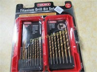 NEW 17PC TITANIUM DRILL BITS