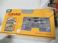 NEW 60PC TAP & DIE SET, SAE & METRIC