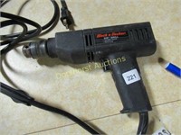 BLACK & DECKER ELEC. 3/8" DRILL &